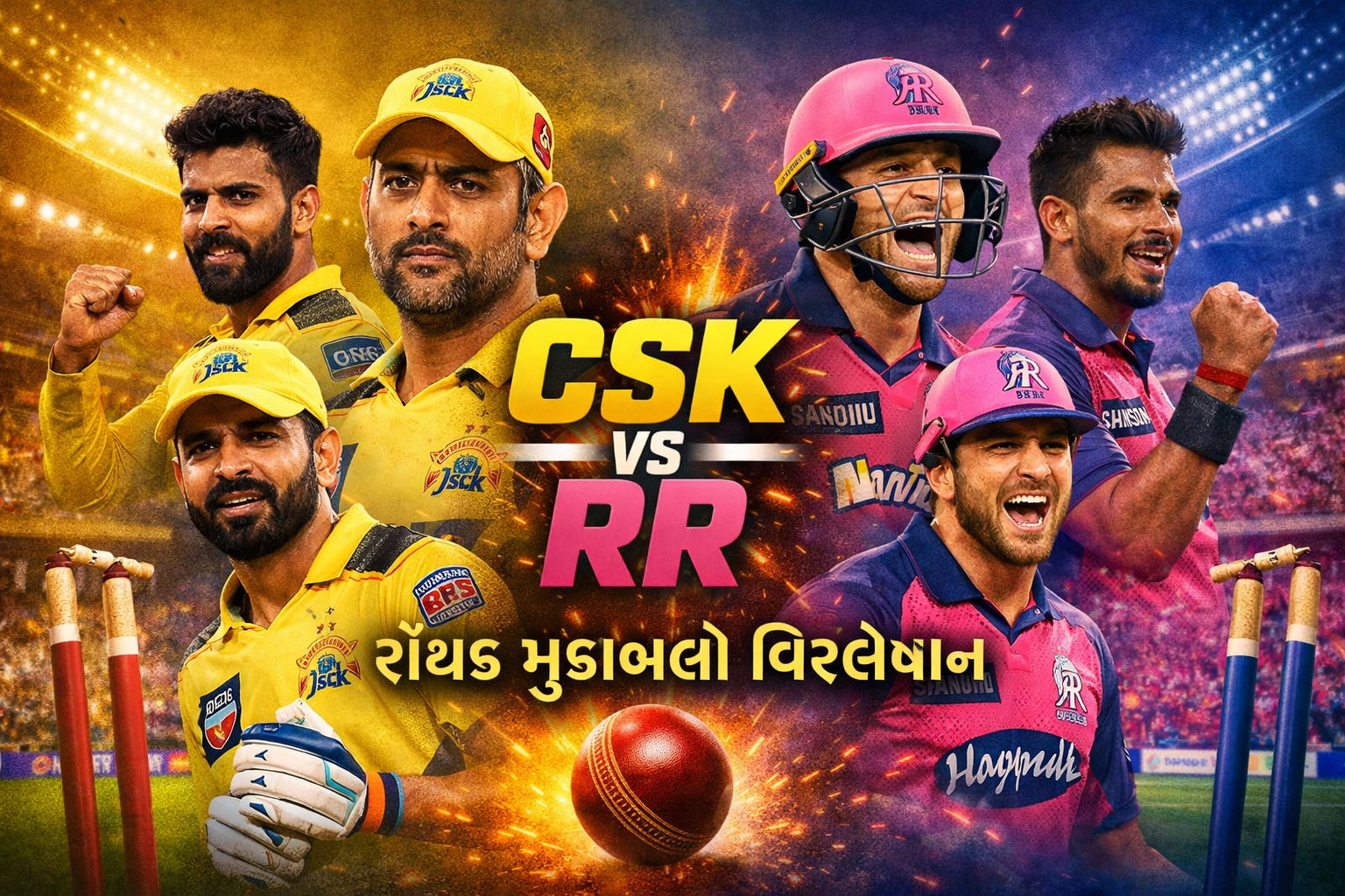 Chennai Super Kings vs Rajasthan Royals: એક યાદગાર મુકાબલો