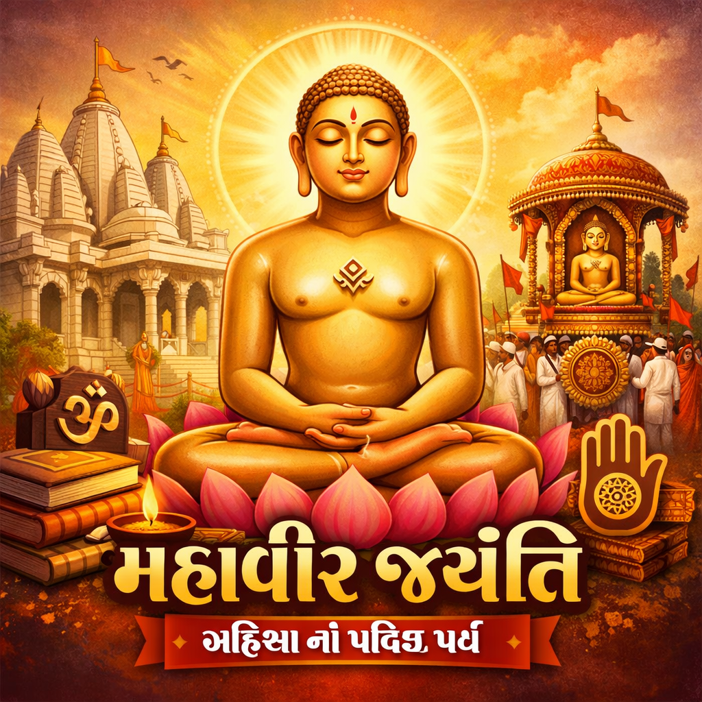 Mahavir Jayanti અહિંસા અને આત્મજ્ઞાનનો પવિત્ર તહેવાર