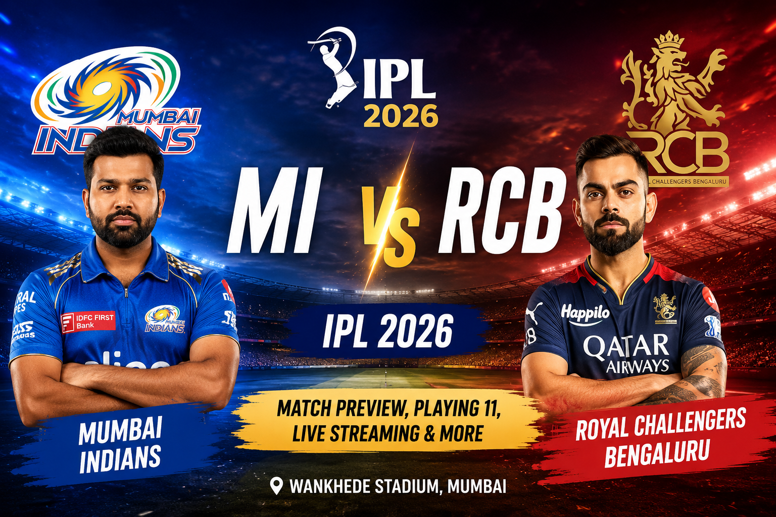 MI vs RCB